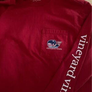 Vineyard Vines Boys Hockey Long Sleeve Shirt